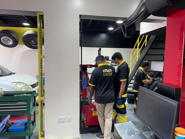 3D Laser Alignment Setup