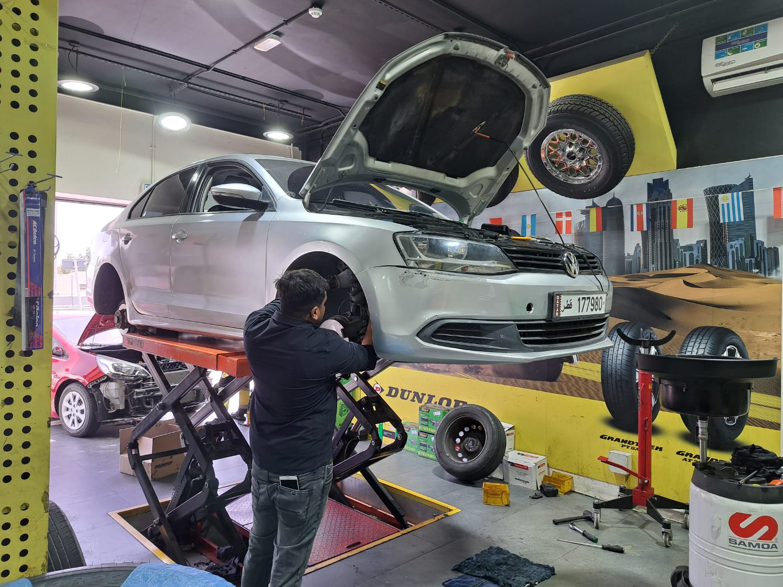 Lift and Tire Bay